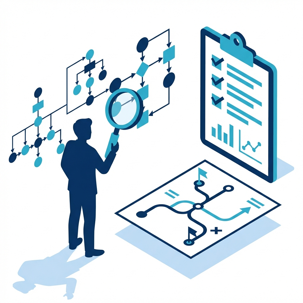 맞춤형 IT 컨설팅 일러스트